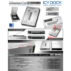 Icydock mb982SPR 2x2.5"  3.5