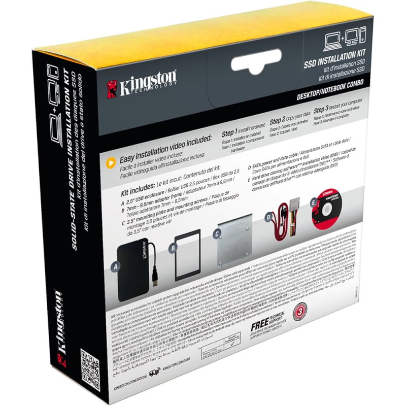 Kingston sna B cloning kit