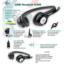 Logitech H390 usb headset