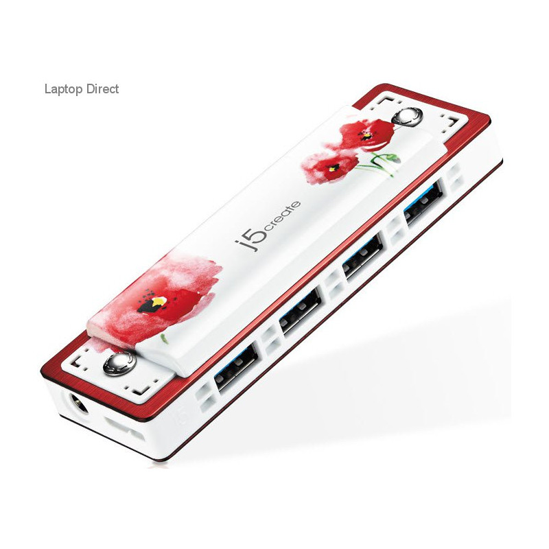 J5create JUH345Re 4xu3 Red whi