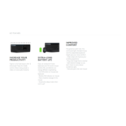 Logitech dt mk345 Cordless