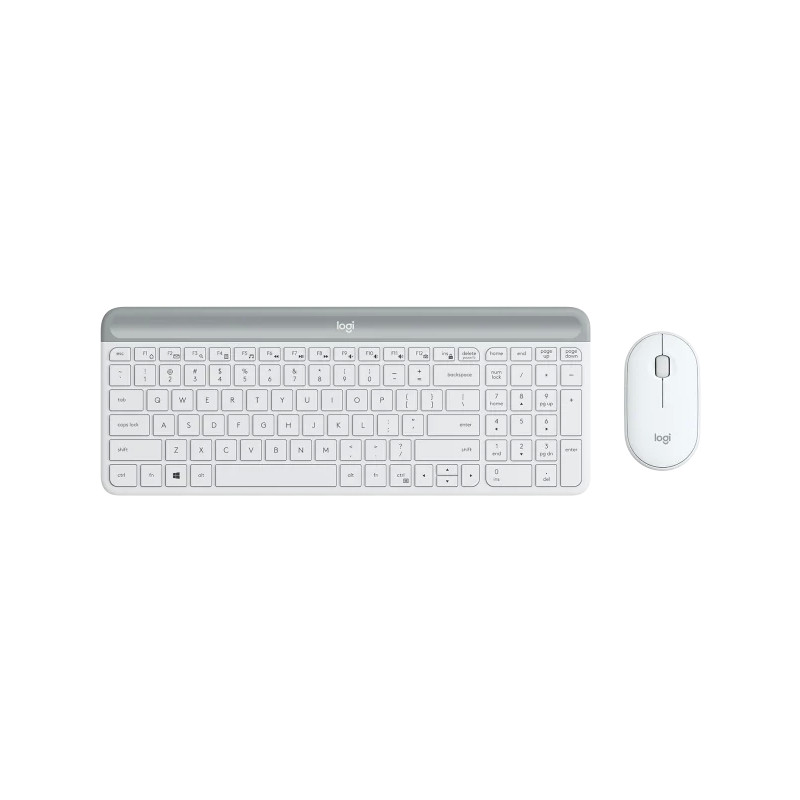 Logitech MK470 Cordless White