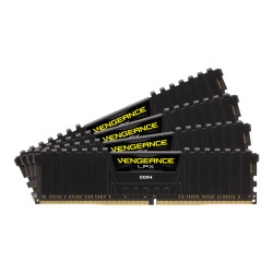 VENGEANCE® LPX 64GB (4 x 16GB) DDR4 DRAM 2666MHz C16 Memory Kit - Black