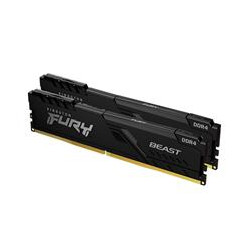 HyperX Fury 64GB (2x32GB) DDR4-2400MHz CL15 1.2V Black Desktop Memory