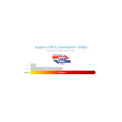 Sunix USB2312 2xU3.1 PCi E