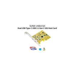 Sunix USB2312C  2xtype c Gen2