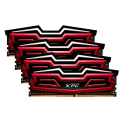 Adata XPG Dazzle Red LED 32GB(4 x 8GB) Kit 2800MHz DDR4 Desktop Memory