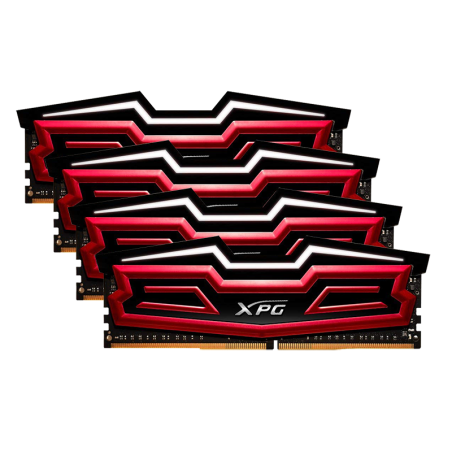 Adata XPG Dazzle Red LED 32GB(4 x 8GB) Kit 2800MHz DDR4 Desktop Memory