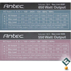 Antec Neo Link 550s   p190