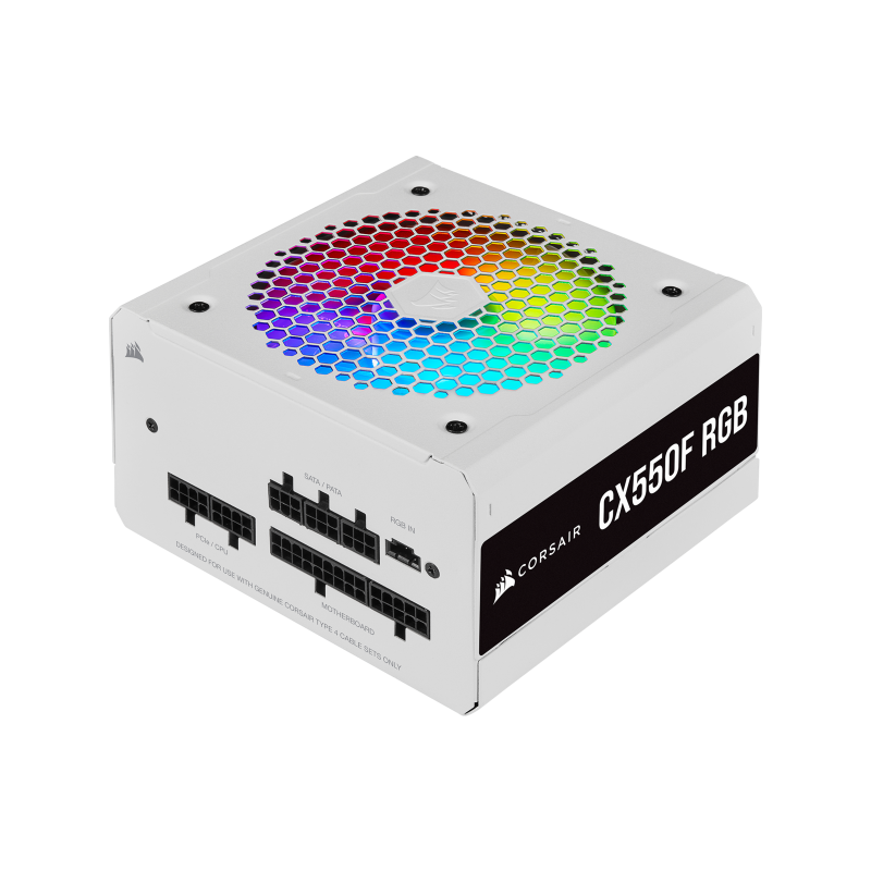 Corsair 550 CX F.Modul Rgb Whi