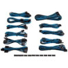 Corsair modular 4x molex bLue