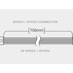 Corsair modular 2x EPS12V W K