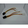 2x4pin molex to 6pin for PCI E