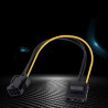 2x4pin molex to 6pin for PCI E