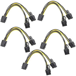 2x6pin to 8pin converter VGA