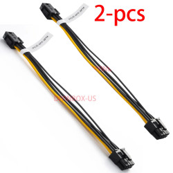 2x6pin to 8pin converter VGA