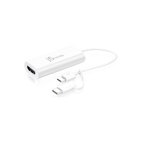 J5 JUA165C miCroUSB tC  HDMi
