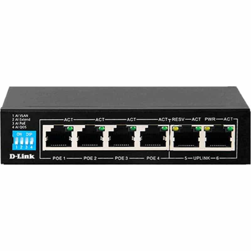 D Link DGS F1006P 4xPoE 2