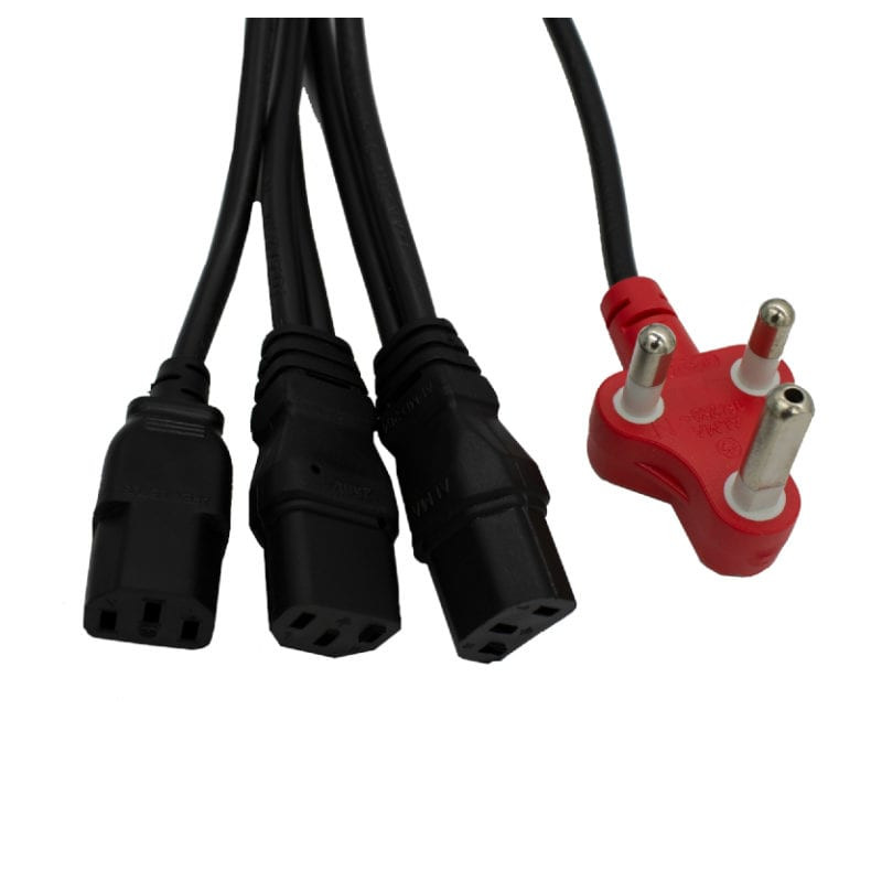 3Way power cable   3.8m Dedica