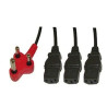 3Way power cable   3.8m Dedica