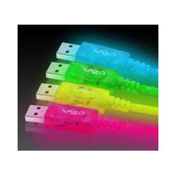 VIZO 2M USB CABLE UV RED