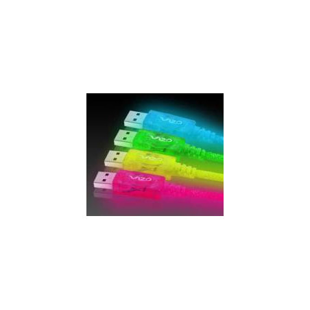 VIZO 2M USB CABLE   UV YELLOW