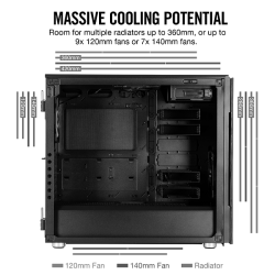 Corsair carbide 678C TG blK