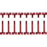 570X Anodized Thumb Screw Red