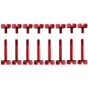 570X Anodized Thumb Screw Red