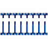 570X Anodized Thumb Screw bLue