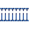 570X Anodized Thumb Screw bLue