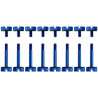 570X Anodized Thumb Screw bLue