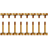 570X Anodized Thumb Screw Gold