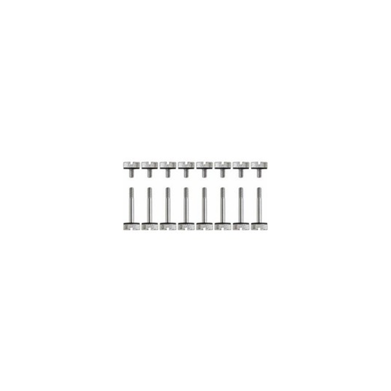 570X Anodized Thumb Screw Silv