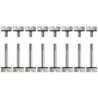 570X Anodized Thumb Screw Silv