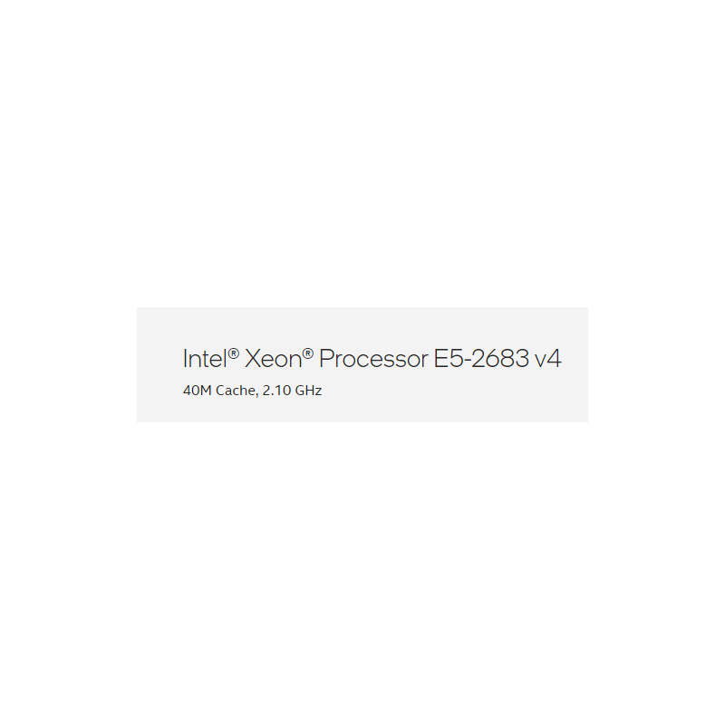 Intel Xeon E5 2683V4 d4 16 3
