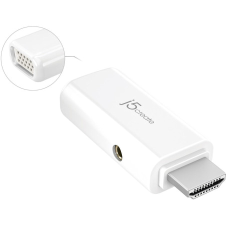 J5 JDA203 HDMi  Vga Au COnvert
