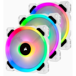 120mm Corsair LL RGB Wh x3 Ch