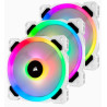 120mm Corsair LL RGB Wh x3 Ch