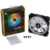 120mm Corsair LL RGB Wh x3 Ch