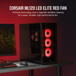 120mm Corsair ML Elite  Red