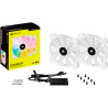 140mm AF140 Elite Rgb x2 Whi
