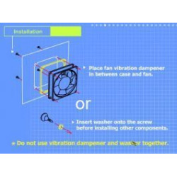 Vantec 92mm vibration dampen