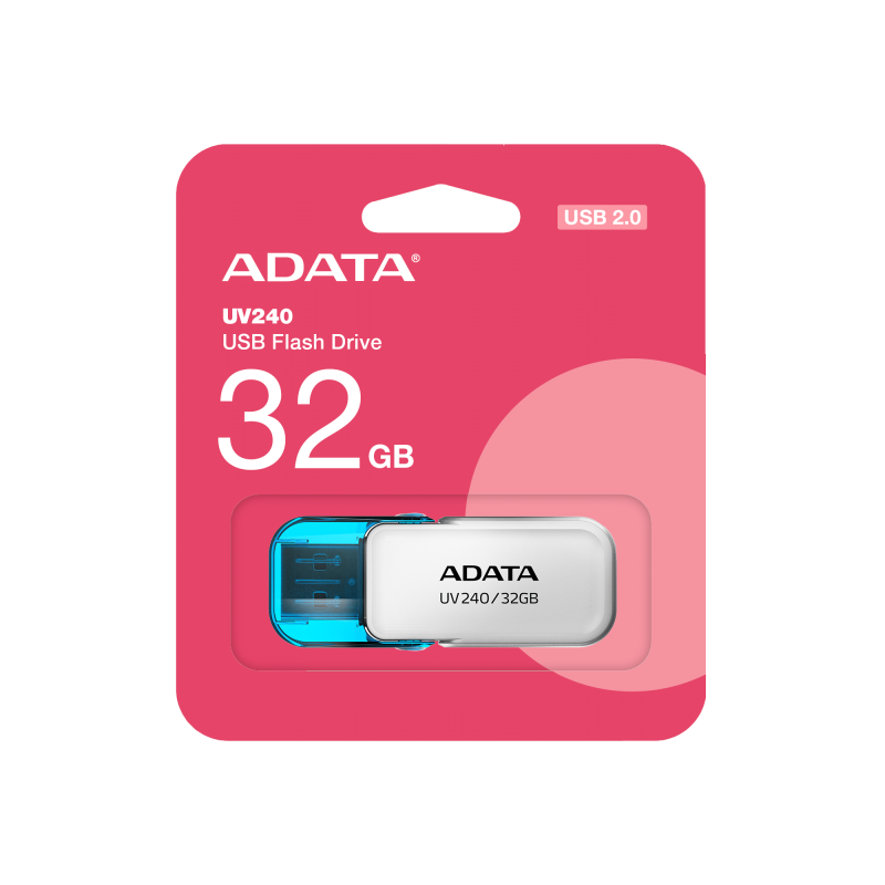 Adata 32Gb UV240 White usb2.